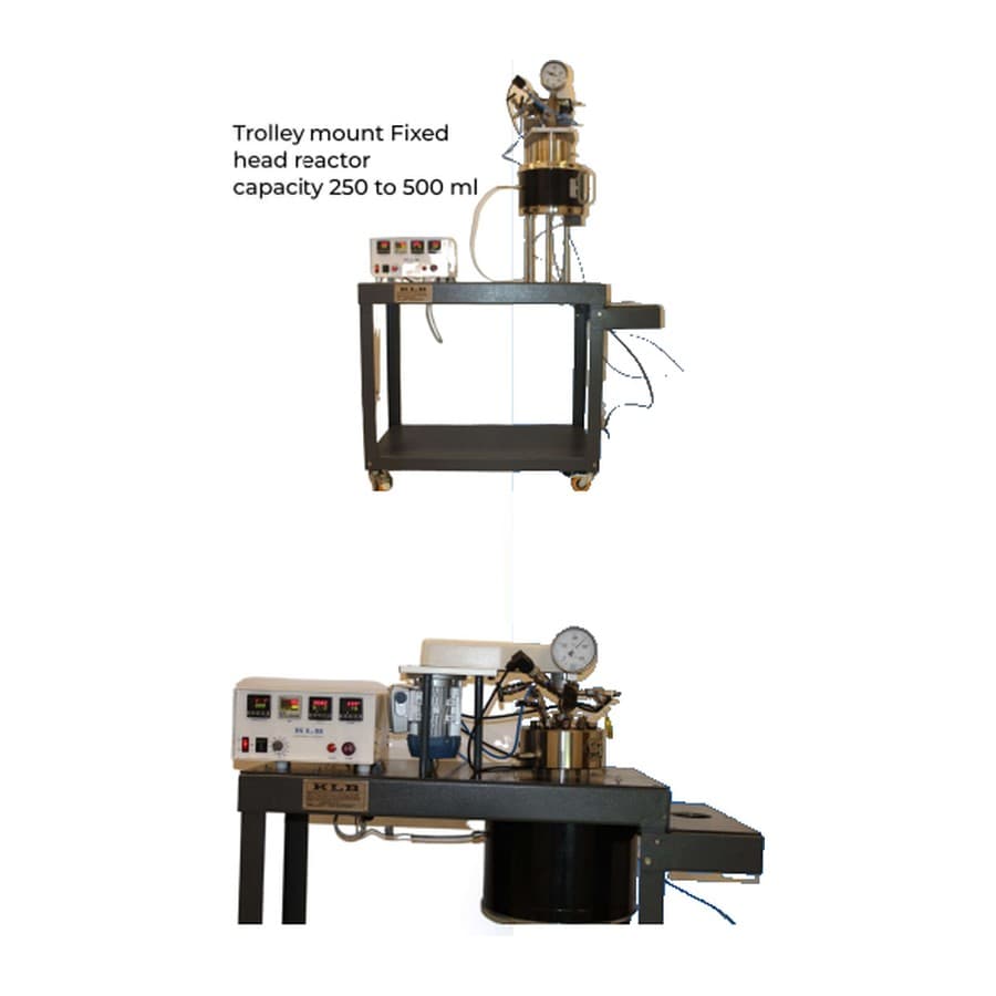 HPHT Trolley Mount Reactors, 250 mL–2 L